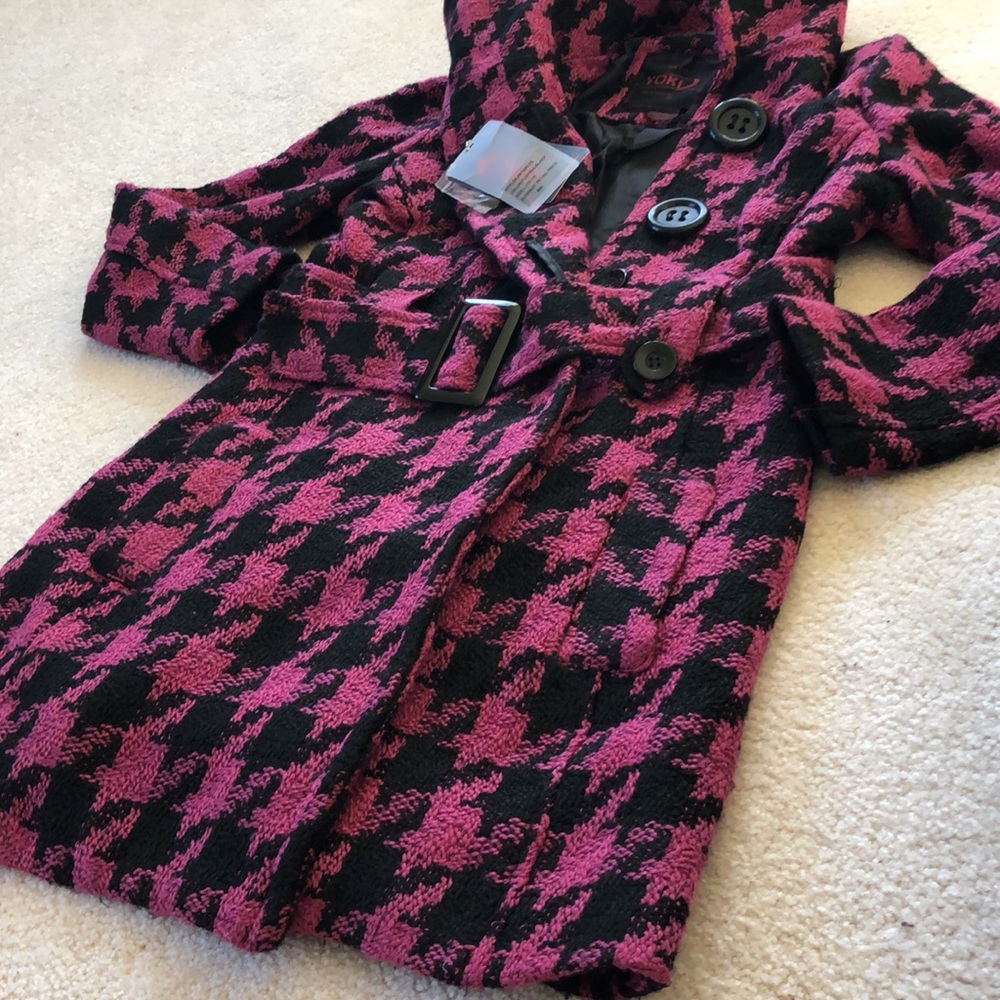 Yoki Girls Wool Blend Coat - Picture 10 of 13